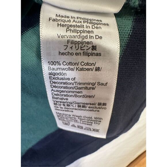 Crewcuts striped quarter zip sweater, NWT, size L - Picture 6 of 6